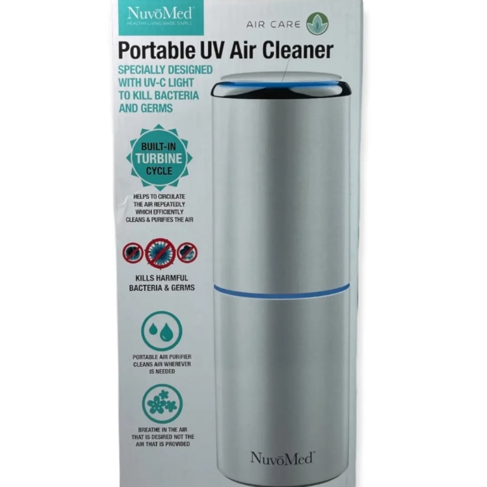 Portable UV-C Air Purifier with USB Power